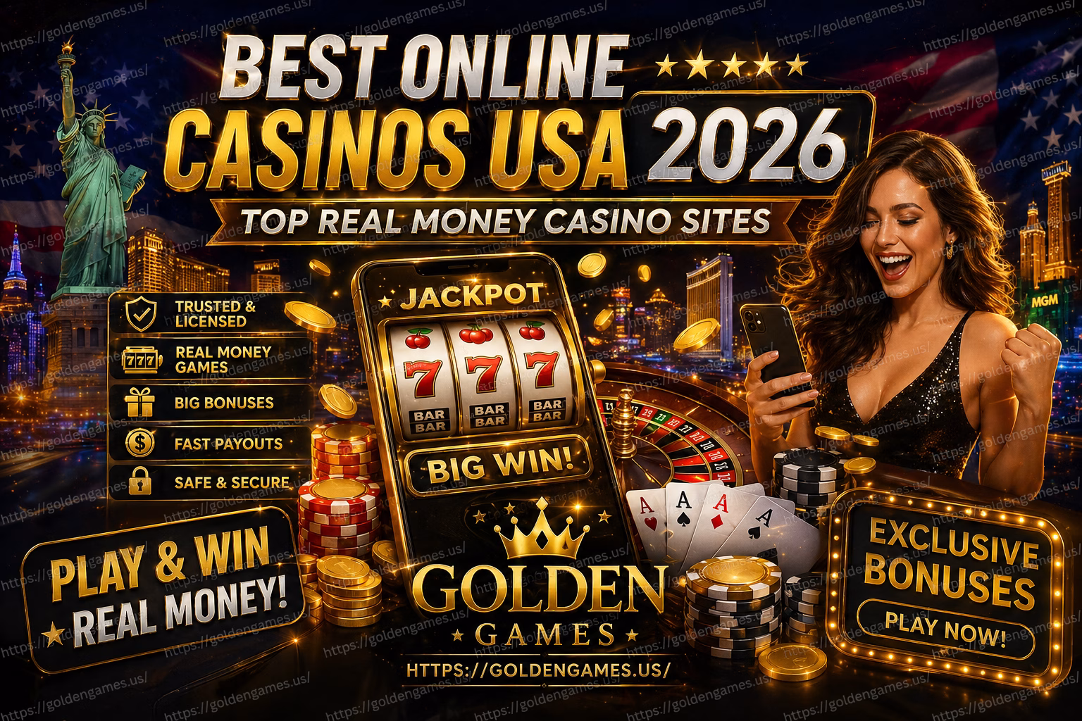 Best Online Casinos USA 2026 Top Casino Sites & Bonuses
