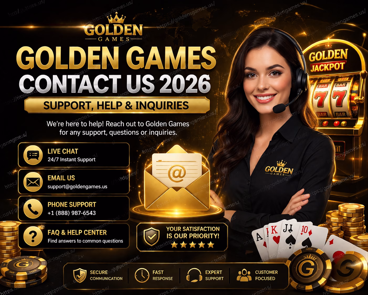 Golden Games Contact Us 2026 Support & Help Center