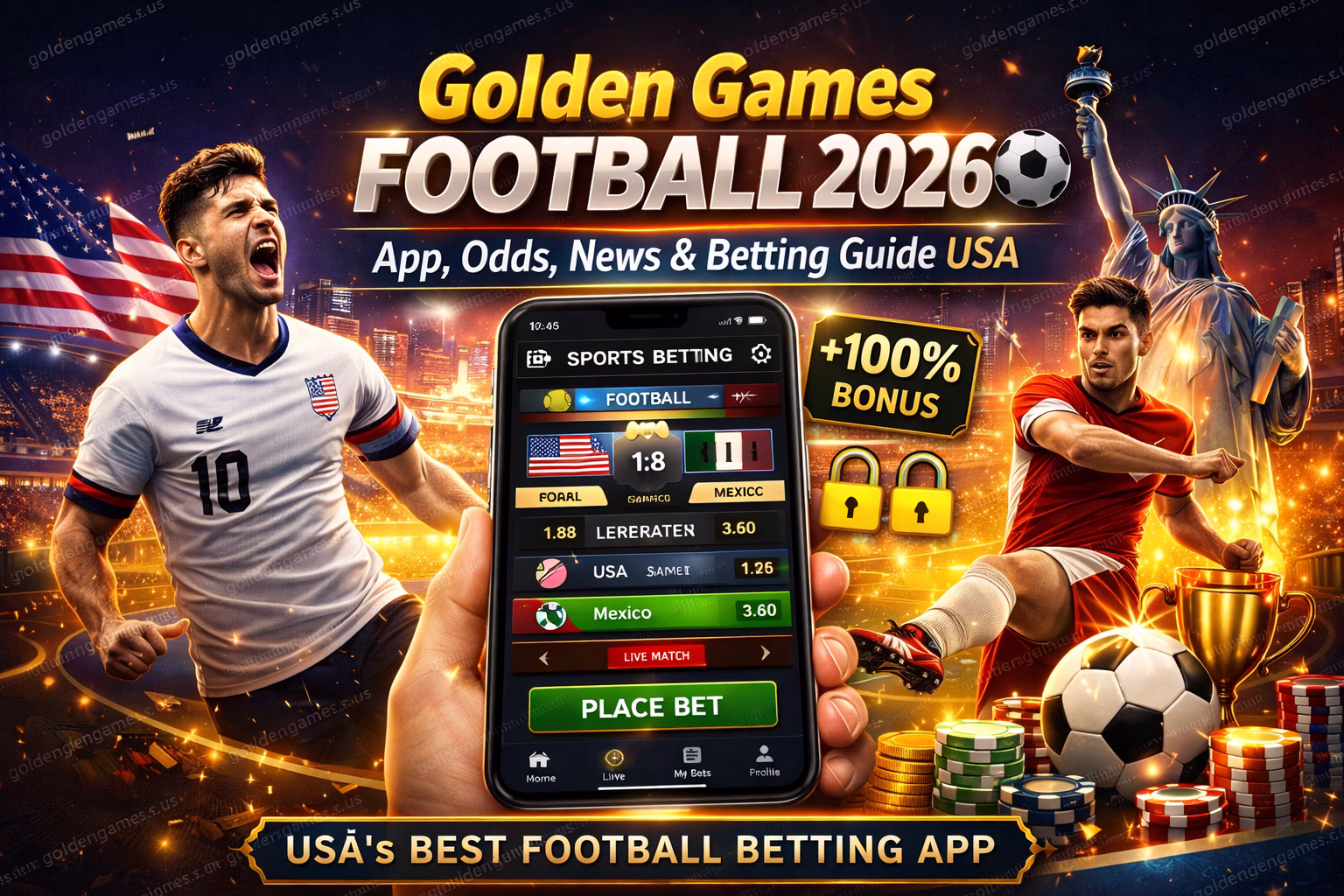 Golden Games Football 2026 News, App & Betting Insights USA