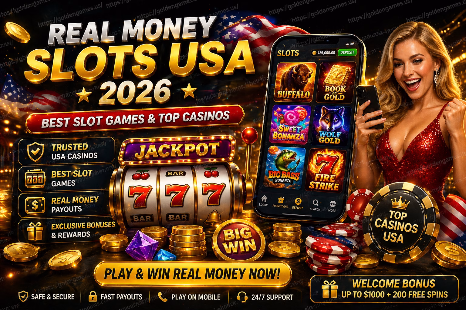 Real Money Slots USA 2026 Best Slot Games & Casinos