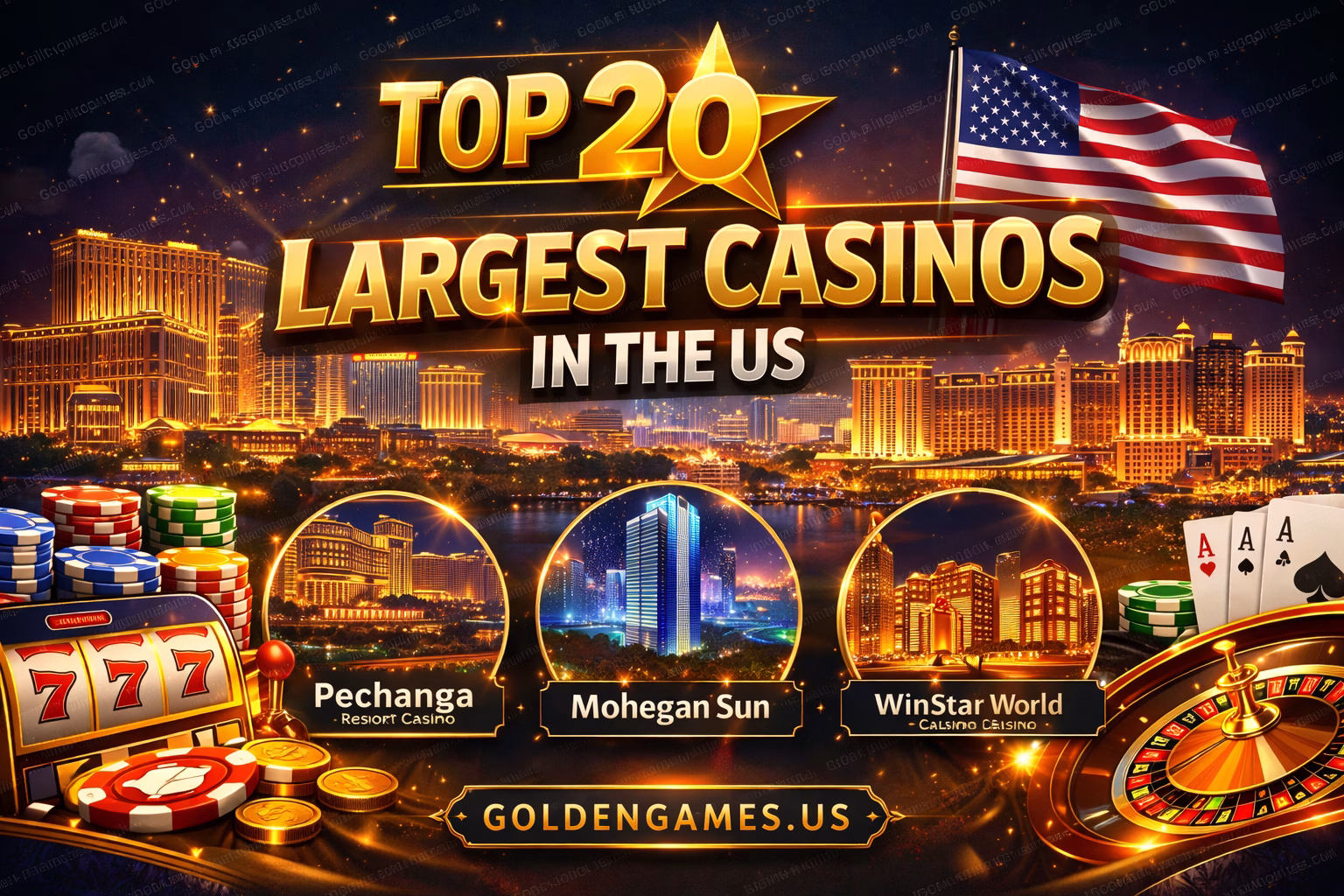 Top 20 Largest Casinos in the US 2026 🎰 Biggest Casino Resorts Ranked